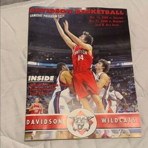 Davidson Wildcats Basketball Program with stephen curry